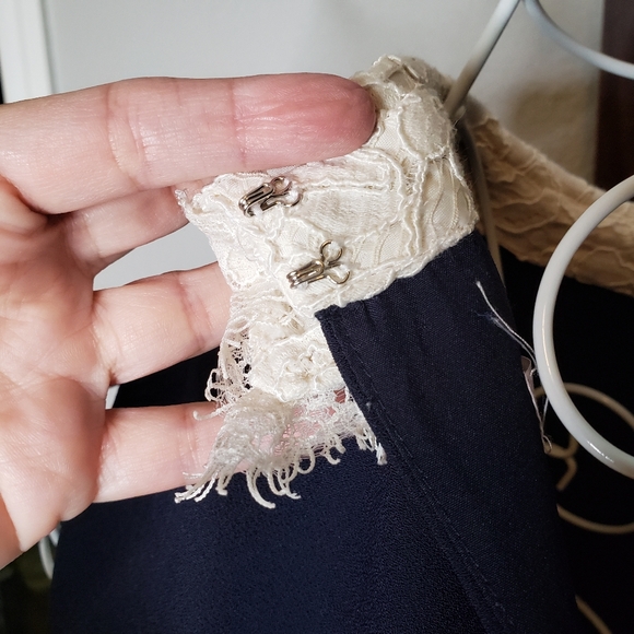 Nanette Lepore Sleeveless Lace Collar Dress Size 4 - Picture 5 of 8